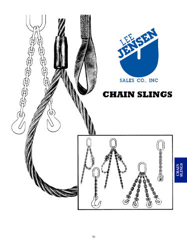 Lee Jensen Chain Sling Catalog Cover